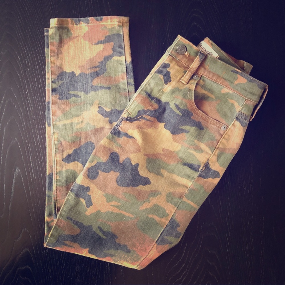 Madewell Camouflage Ankle Jeans